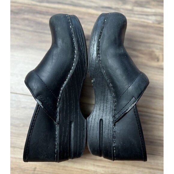Dansko Professional Clogs Matte Black Size 39 Workplace Medical Comfort Women’s - Picture 4 of 9